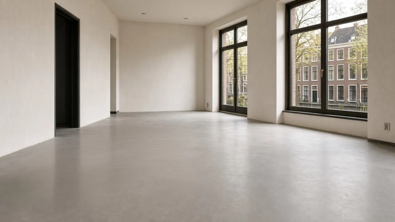 Lege nieuwbouwruimte, klaar om af te werken